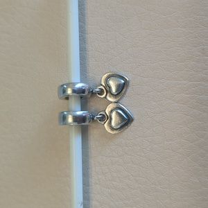 2 Pandora heart dangles